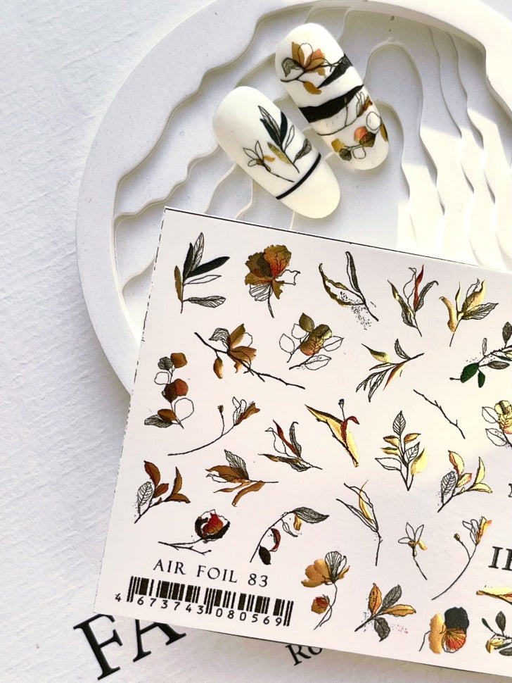 Sticker Air Foil 83 di IBDI Nails