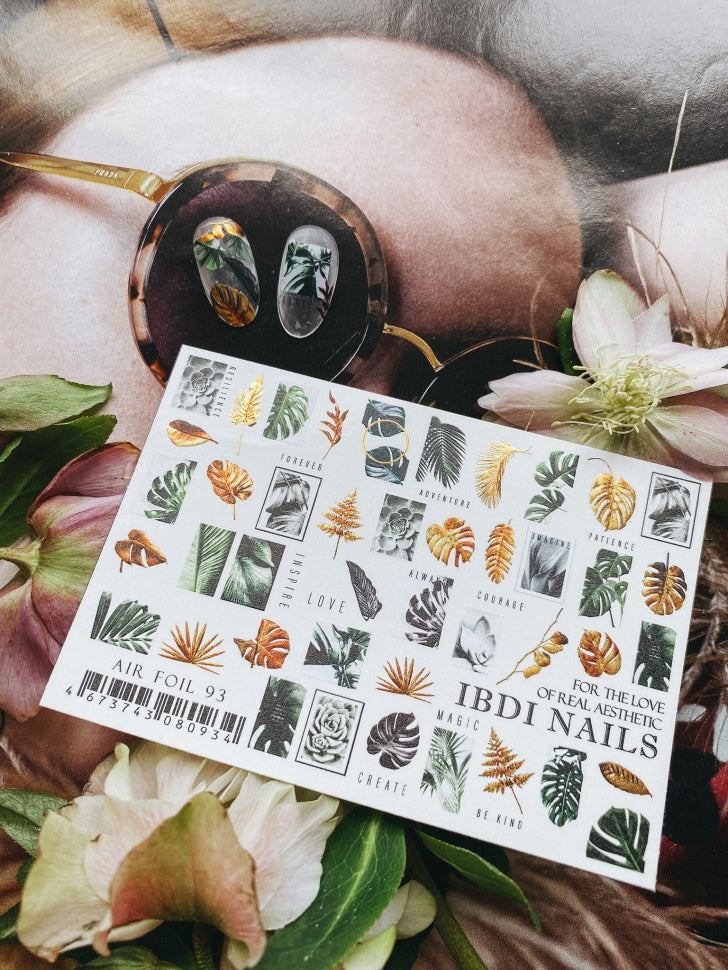 Sticker Air Foil 93 di IBDI Nails