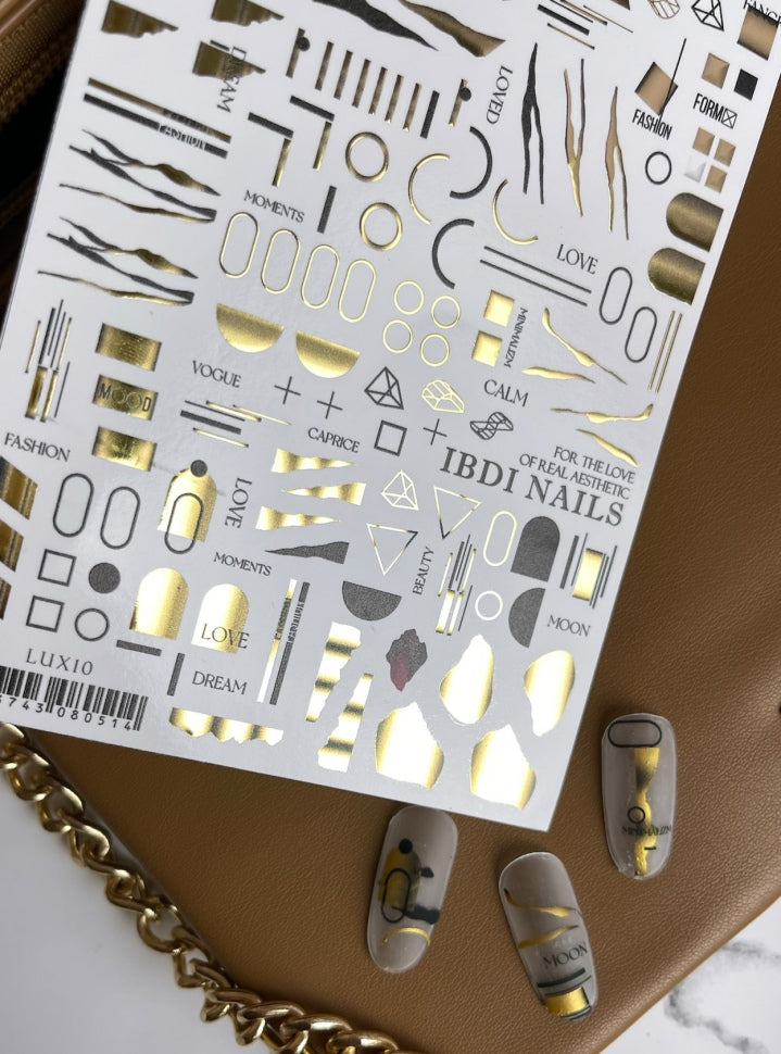 Sticker LUX 10 di IBDI Nails