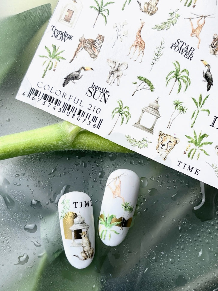 Sticker COLORFUL 210 di IBDI Nails