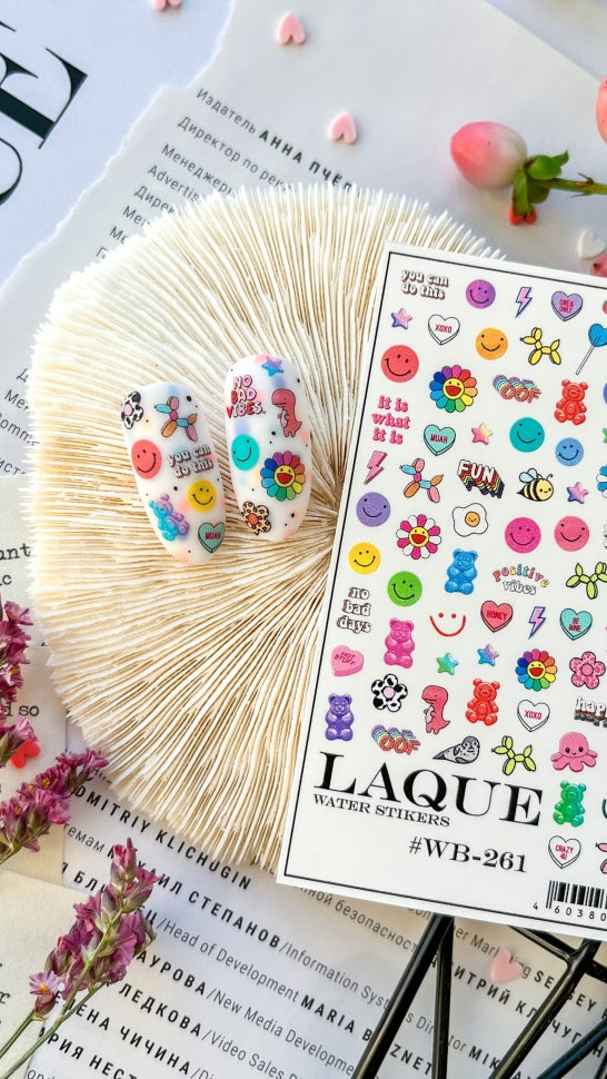 Sticker Design WB261 (Adesivi dissolvibili) di Laque