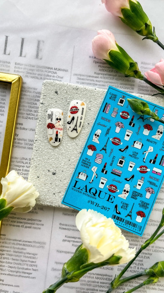 Sticker Design WB267 (Adesivi a base d'acqua) di Laque