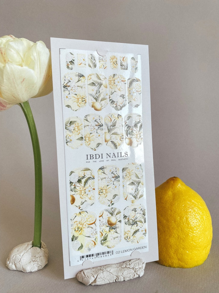 NailArt Wrap 02 Giardino di Limoni di IBDI Nails