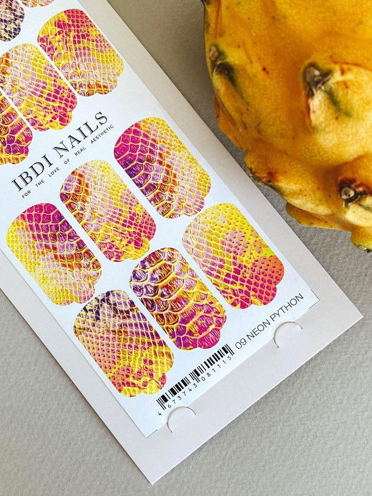 NailArt Wrap 09 Neon Python di IBDI Nails