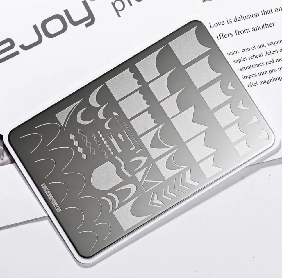 Stamping Plate Template per French