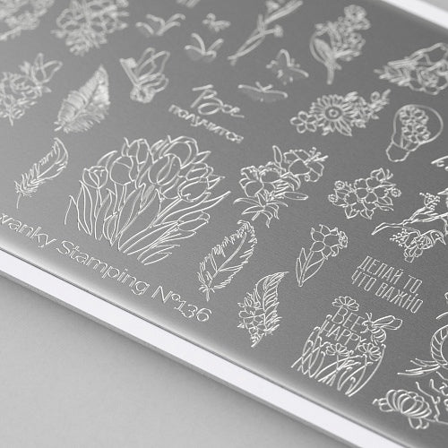 Piastra per stamping numero 136 di Swanky