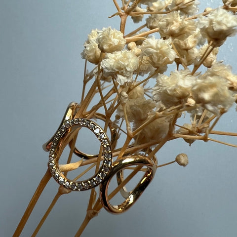 Damenring passend für alle Größen in gold  20