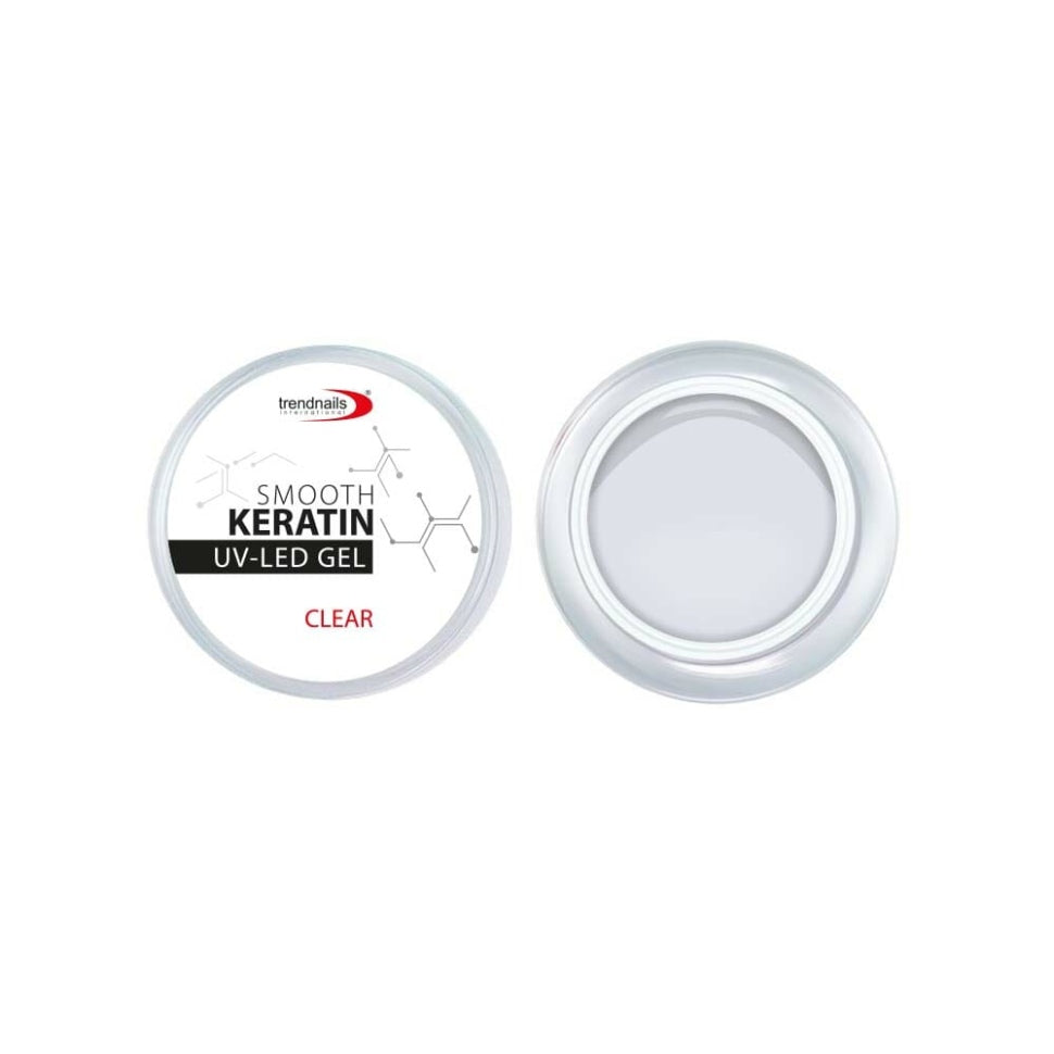 Gel trasparente HEMA-free Smooth Keratin UV-LED 5-30ml di Trendnails