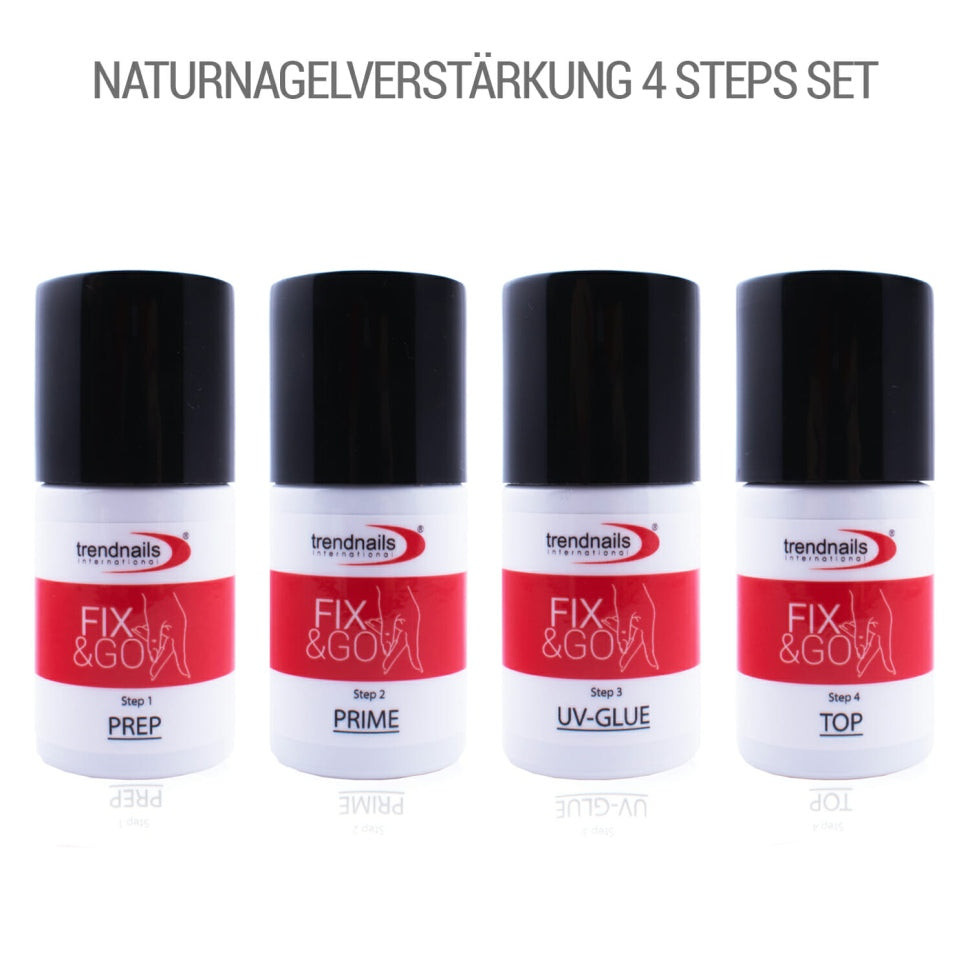 FIX&GO Rinforzo Unghie Naturali Set 4 Passaggi