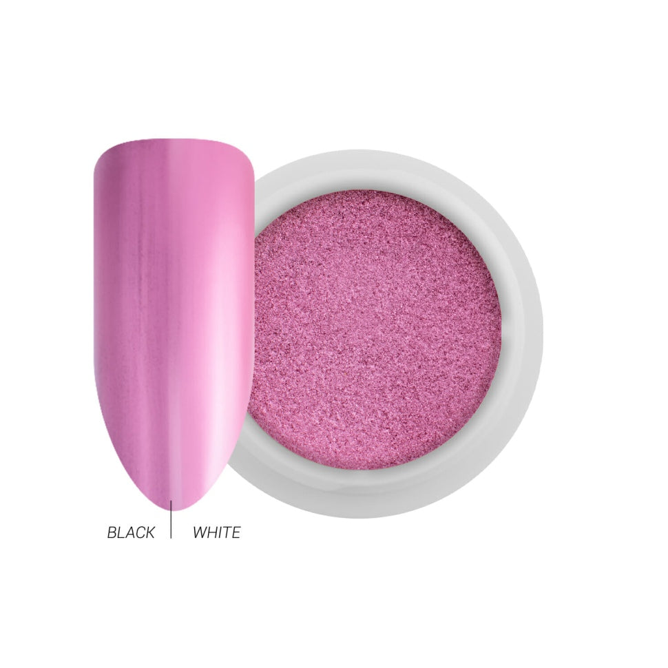 Mirror-Chrome Pigment Compatto – Rosa con applicatore