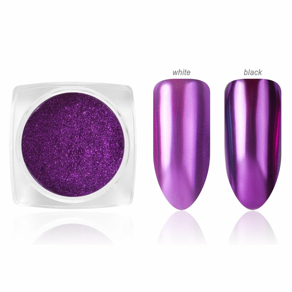 Pigmento Mirror-Chrome Viola + Mini-Set di Applicatori
