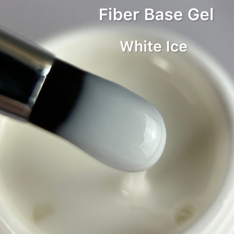 Fiber Base Gel für Problemnägel 5ml-30ml (White Ice) TPO-Free