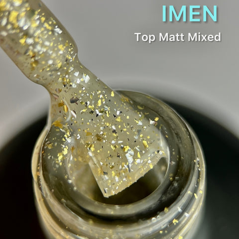 Imen Top Matt Color Mixed (senza strato di appiccicosità) 15ml