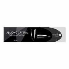 100er Almond Tip-Box Mandel Clear von Trendnails