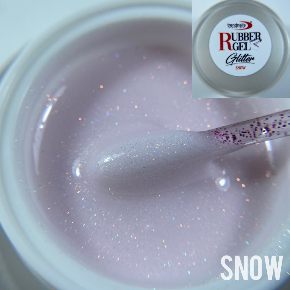 Rubber Gel Glitter "Neve" 15ml di Trendnails
