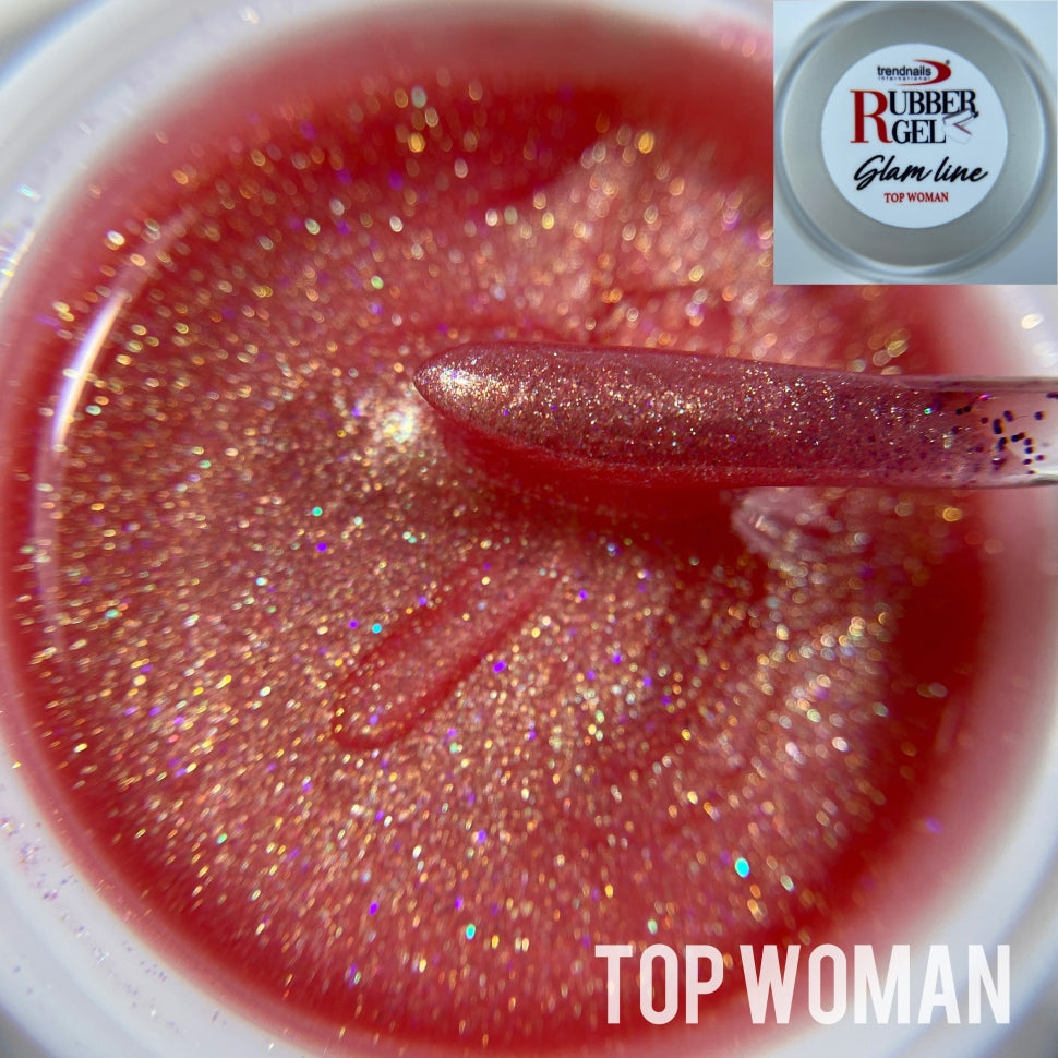 Gel di gomma Glam Line "Top Woman" 15ml di Trendnails