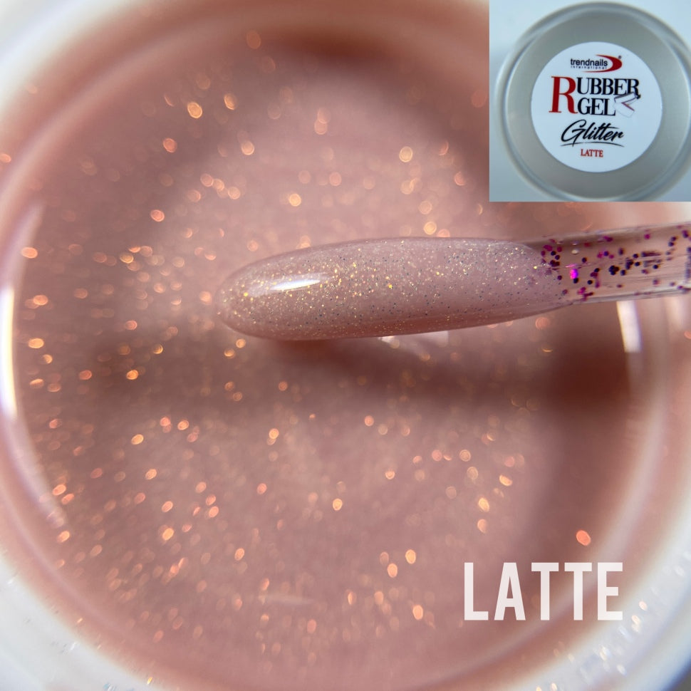 Gel di gomma glitter 'Latte' 5/15/30ml di Trendnails