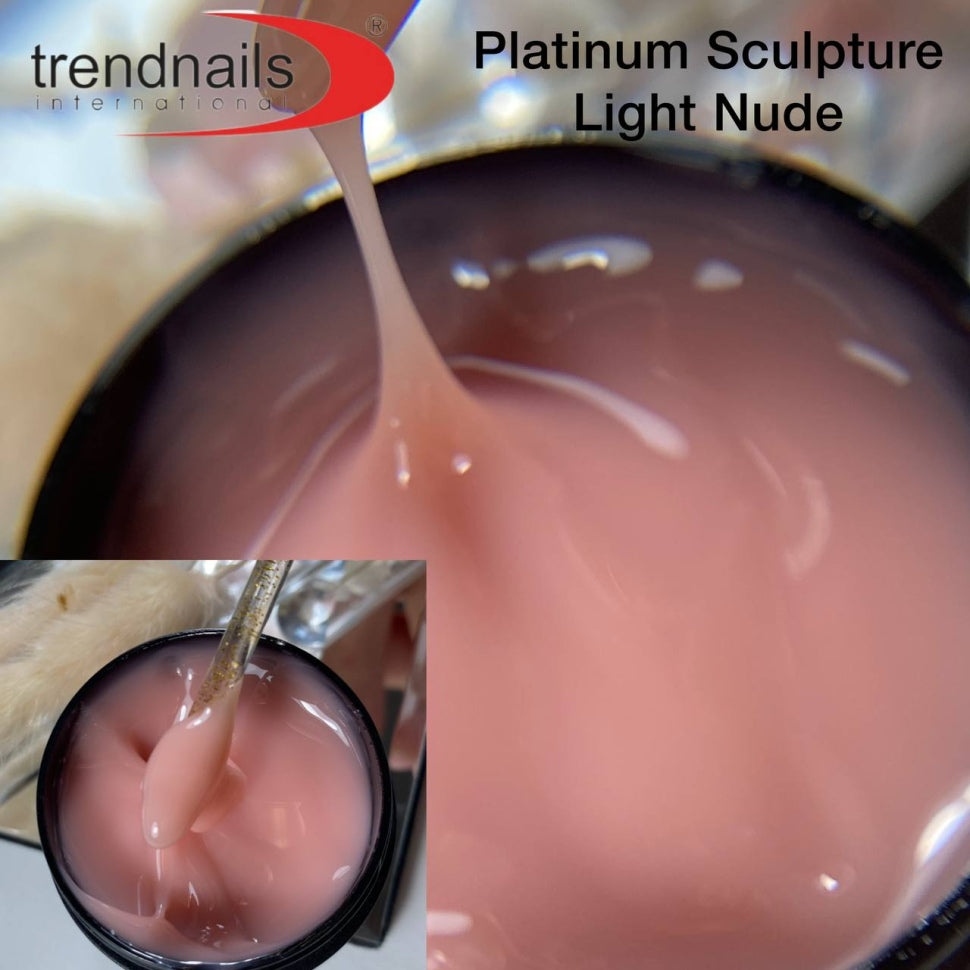 Gel di Costruzione Thixotropico Nude Chiaro Platino Milky 5-30ml di Trendnails