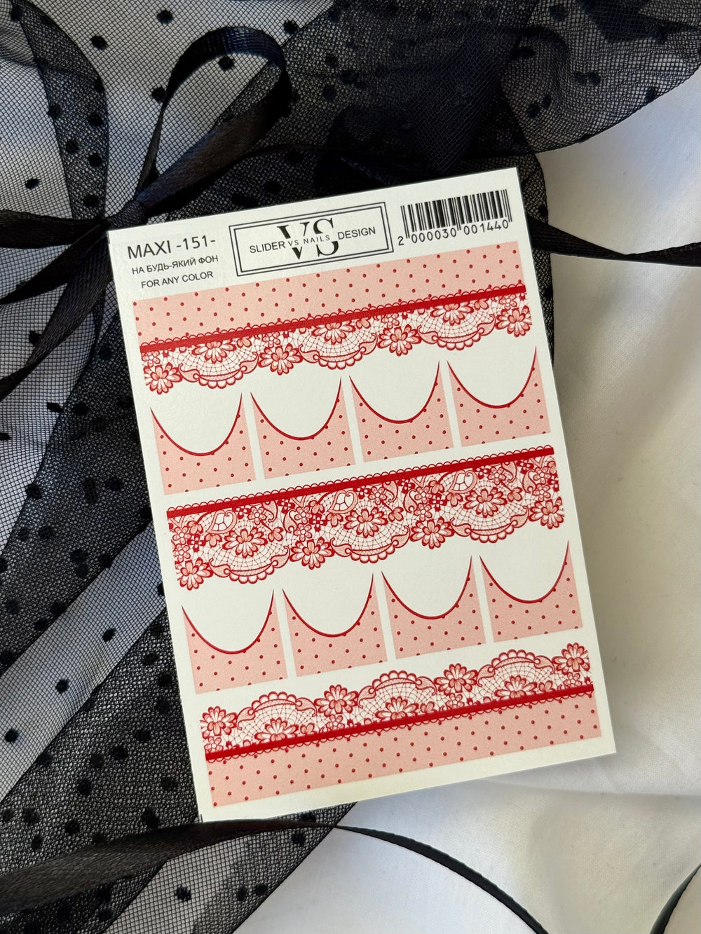 Slider maxi (adesivi rimovibili con acqua) 123 di VS Nails