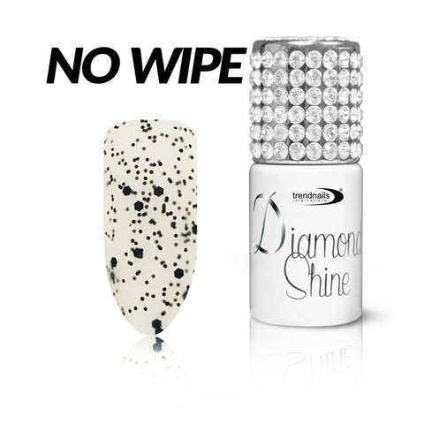 Flakes di Luccichio di Diamante Nero Matt - Top Coat senza Strato di Risciacquo 10ml
