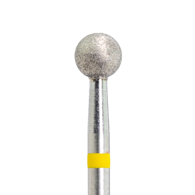 Frese a sfera Bit diamantato molto fine (anello giallo) nelle dimensioni: 2mm a 5,0mm di KMIZ
