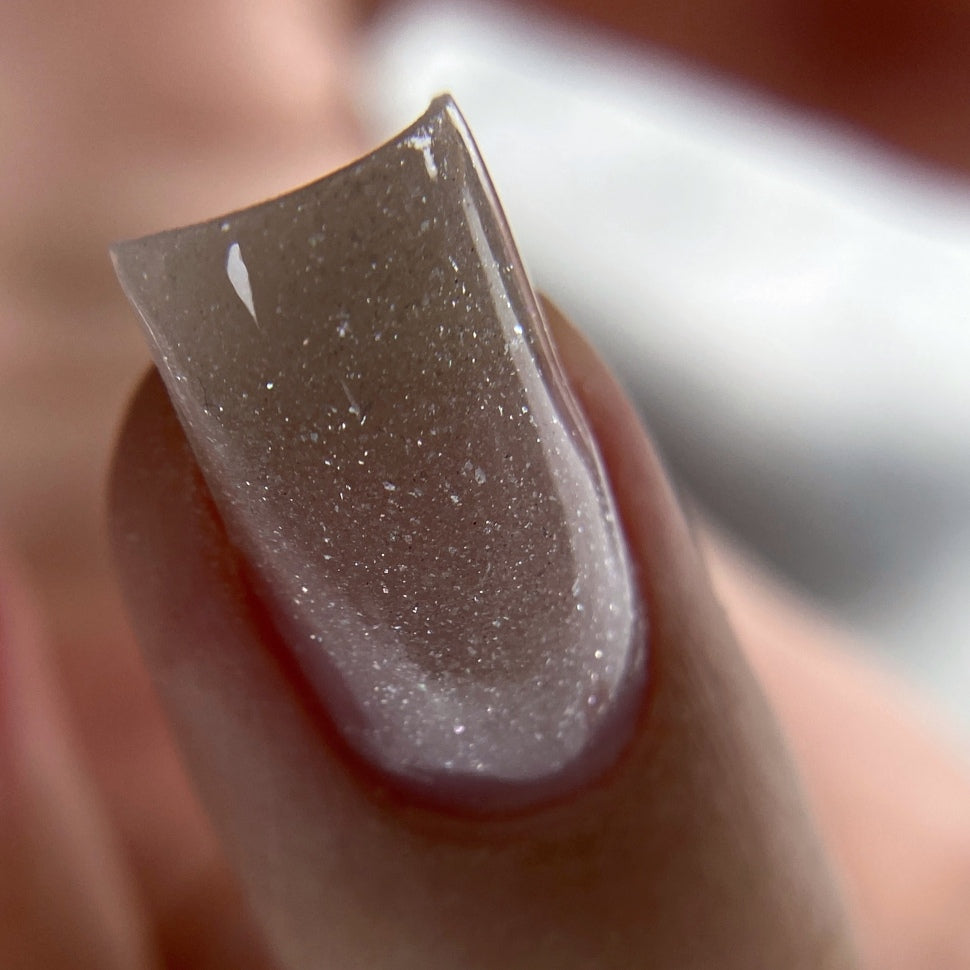 Soak-Off Acrylic Gel 15ml Jar – 'Shimmer Honey' by Trendnails