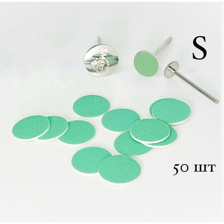 SMART Green Push Up carta abrasiva usa e getta taglia S in diverse granulometrie (compatibile con SMART DISK)