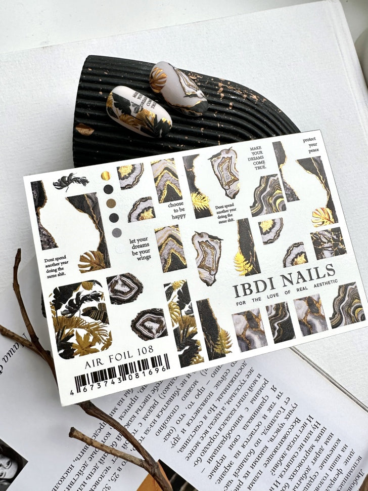 Sticker Air Foil 108 di IBDI Nails