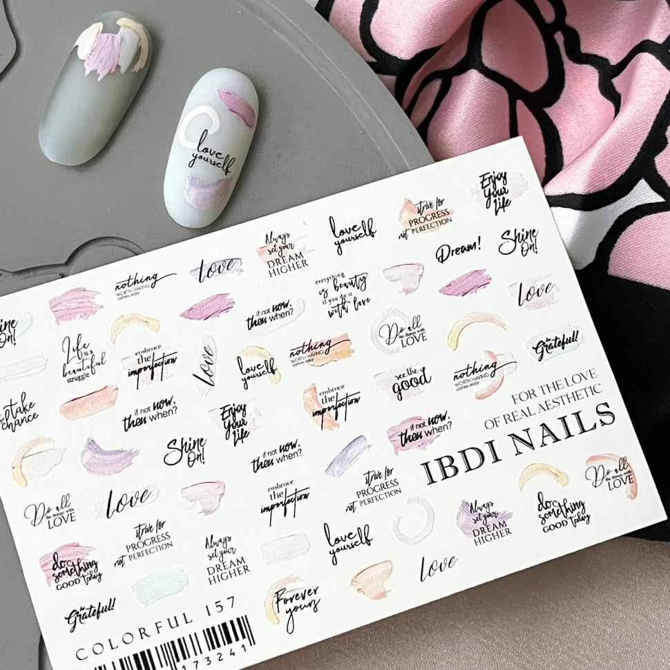 Стикер COLORFUL Nr.157 от IBDI Nails
