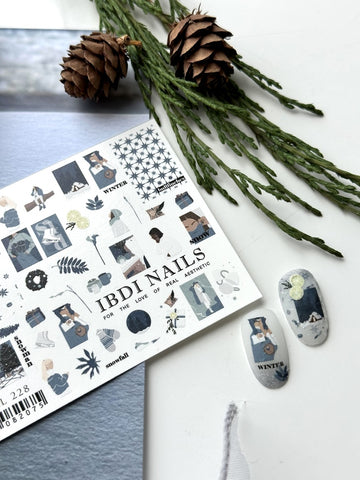 Sticker COLORFUL Nr.228 von IBDI Nails