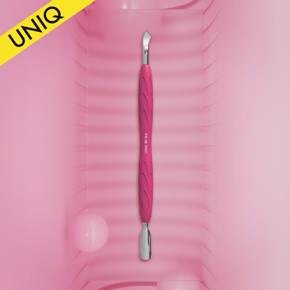 Pusher per cuticole con manico in silicone (sterilizzabile) STALEKS UNIQ PQ10/4,2