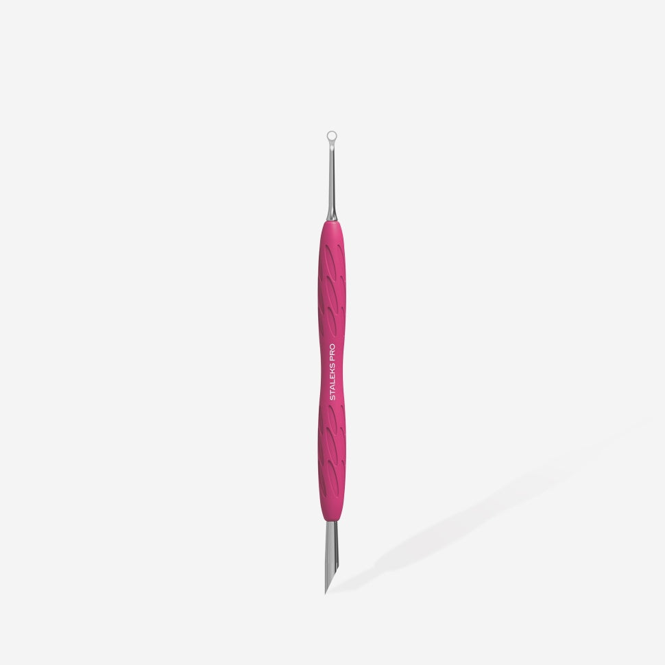 Pusher per cuticole con impugnatura in silicone (sterilizzabile) STALEKS UNIQ PQ11/2