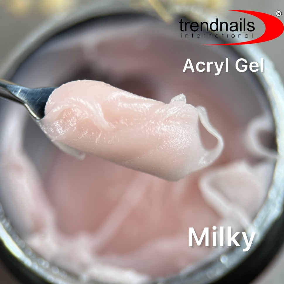 Soak-Off Acrylgel 15ml barattolo – "Milky" di Trendnails