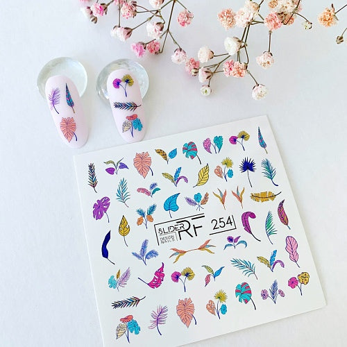 Sticker Design RF254 (Adesivi solubili in acqua)