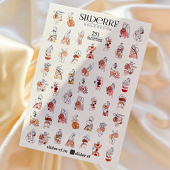 Sticker Design RF251 (Wasserlösliche Aufkleber)