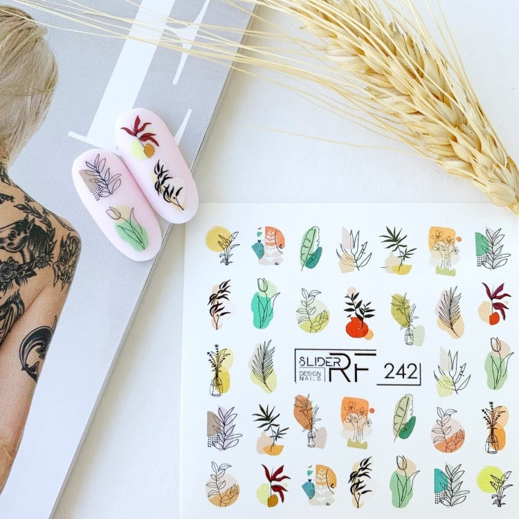 Sticker Design RF242 (Adesivi rimovibili)