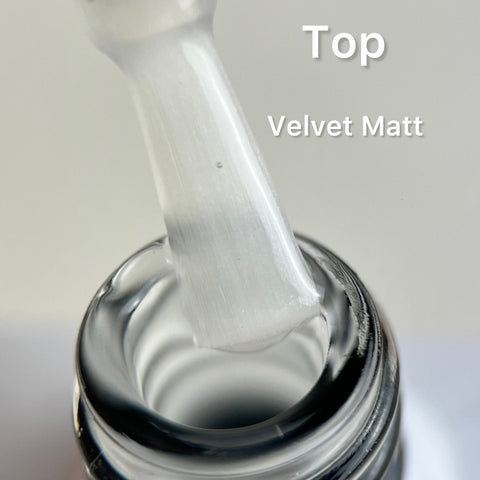 Top Coat Velvet Matt NO WIPE 12ml von Love My Nails TPO-free