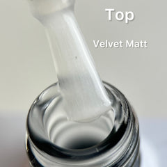Top Coat Velvet Matt NO WIPE 12ml von Love My Nails TPO-free