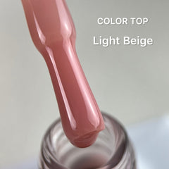 Color Top Coat Light Beige NO WIPE 10ml from Love My Nails