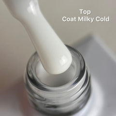 Color Top Coat Milky Cold NO WIPE 12ml von Love My Nails (TPO-free)