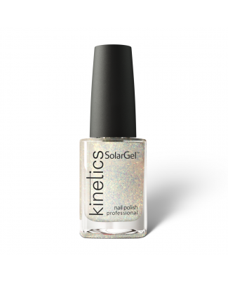 Nagellack SolarGel (asciugatura all'aria) Silver Fairy Dust 15ml Nr.101 di Kinetics