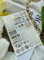 Slider mit Folie (Wasserlösliche Aufkleber) von VS Nails 48 COMBI FOIL