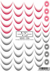 Slider maxi (водорастворимые наклейки) 104 от VS Nails