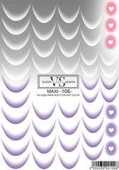 Slider maxi (adesivi rimovibili ad acqua) 106 di VS Nails