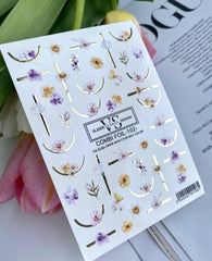 Slider con pellicola (adesivi solubili in acqua) di VS Nails 102 COMBI FOIL