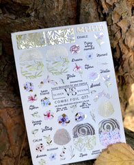 Slider mit Folie (Wasserlösliche Aufkleber) von VS Nails 77 COMBI FOIL