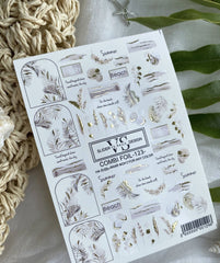 Slider con pellicola (adesivi solubili in acqua) di VS Nails 123 COMBI FOIL