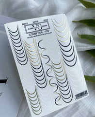 Slider con pellicola (adesivi idrosolubili) di VS Nails 128 COMBI FOIL