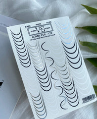 Slider con pellicola (adesivi solubili in acqua) di VS Nails 129 COMBI FOIL