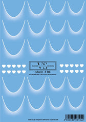 Slider maxi (adesivi lavabili in acqua) 110 di VS Nails